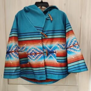 Yellowstone Beth Dutton Blue Hooded Wool Coat